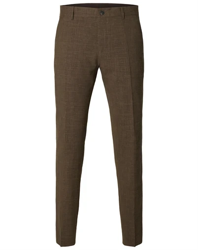 Selected - SLMSlim-Oasis Linen Bukser - Delicioso